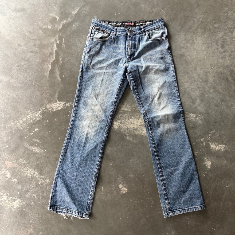 Tony Hawk Mens Straight Leg Blue Denim Jeans 32x32 Skateboarding Y2K